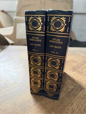 Vintage Atlas Shrugged Vol. I & II Books
